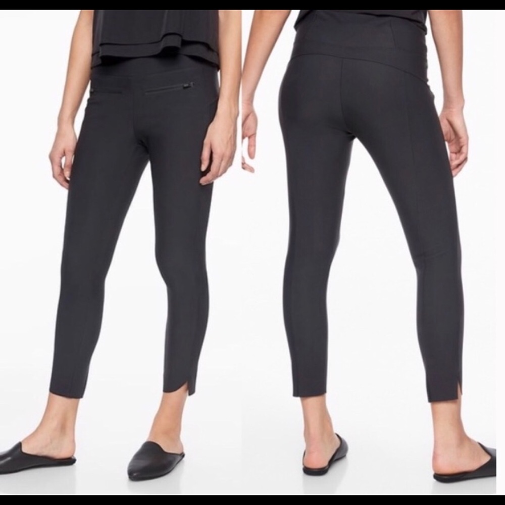 Athleta Stellar Crop Pant Charcoal Gray Small